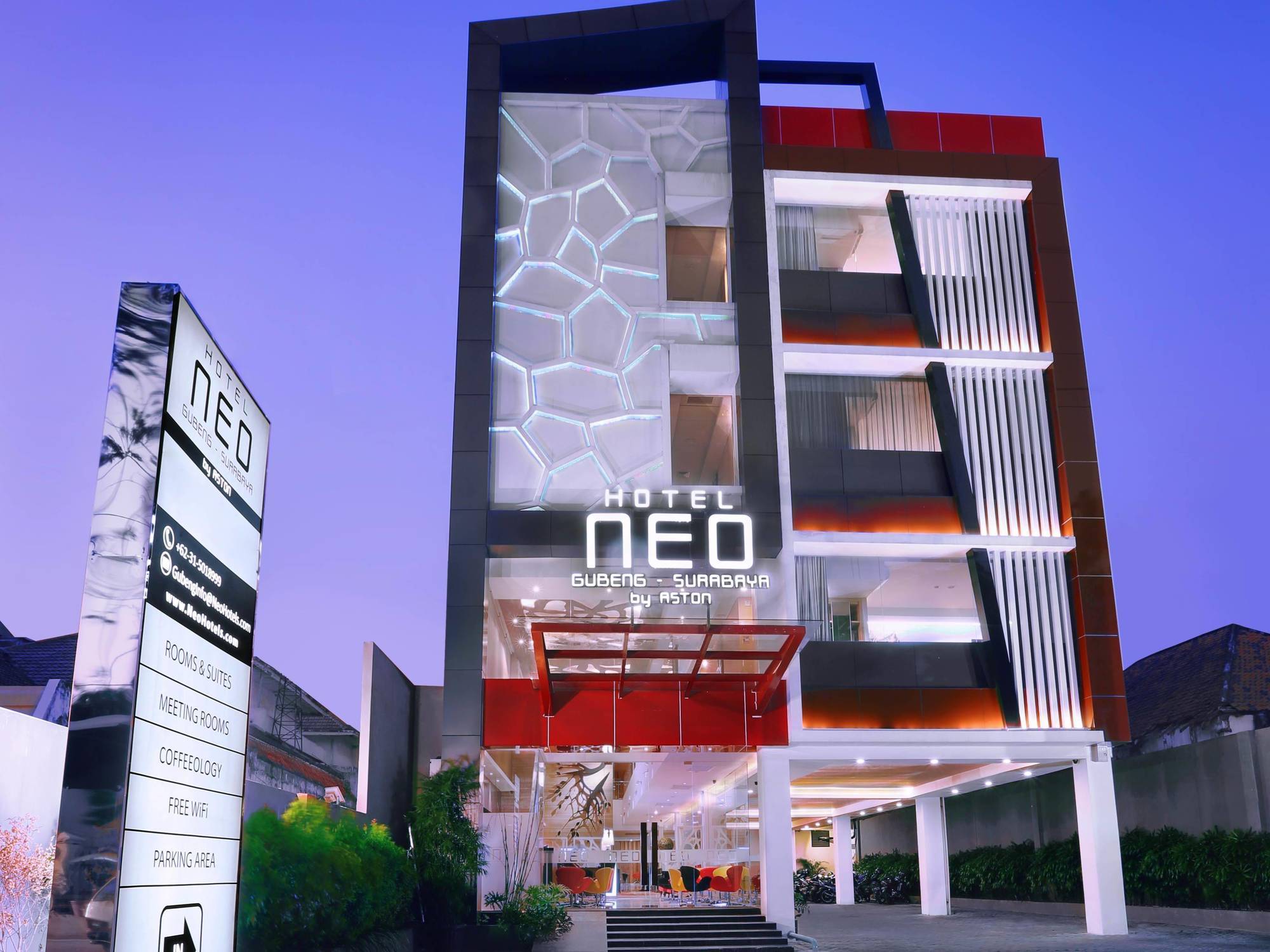 Hotel Neo Gubeng By Aston Surabaia Exterior foto